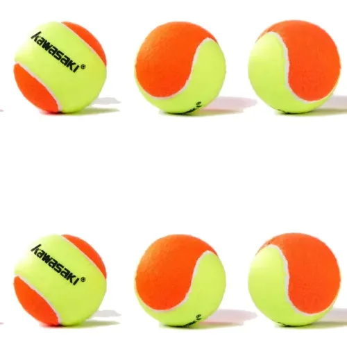 Kit 6 Bolinhas Bola Beach Tennis Profissional Kawasaki