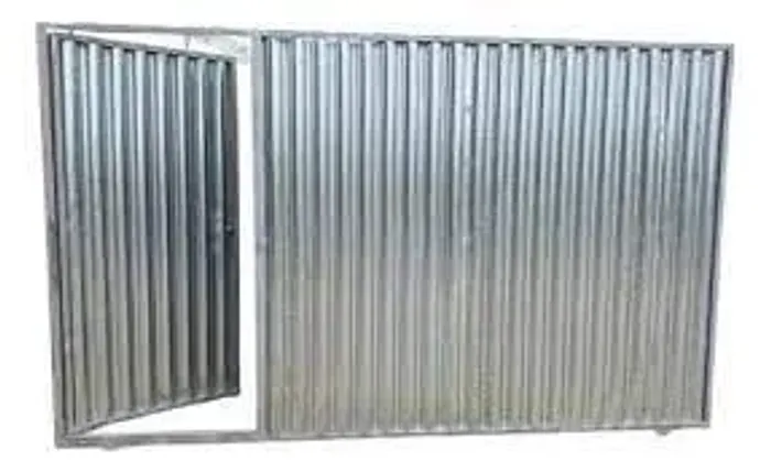 Portão de ferro galvanizado
