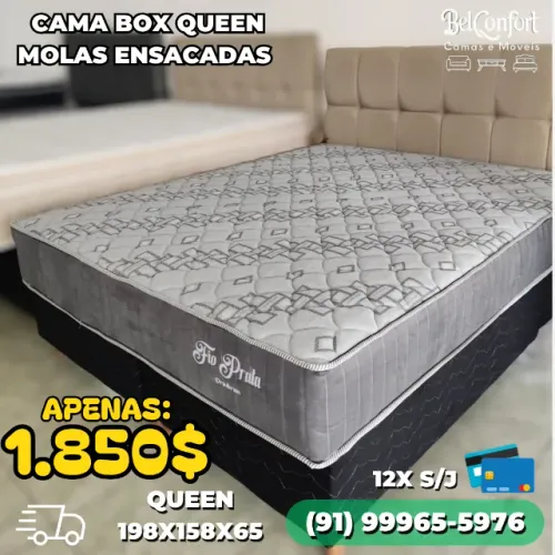 Cama Box Queen Molas Ensacadas 