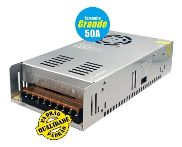 Fonte Chaveada 50a 12v 600w Bivolt Automóveis, Carros, Veículos