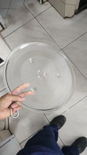 Prato de vidro para micro-ondas