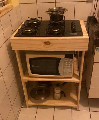 Suporte para Cooktop Sob Medida - Entrega Grátis SOMENTE em Campo Grande/MS