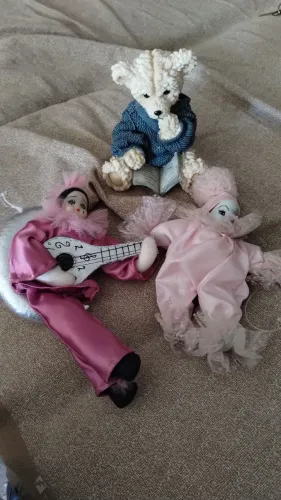 Conjunto de Decoração - Urso, Boneco e Guitarra