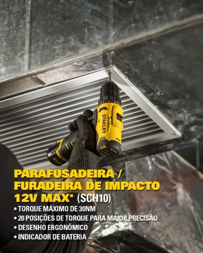 Parafusadeira 12v - Ferramentas profissioanis parceladas em até 10x sem juros