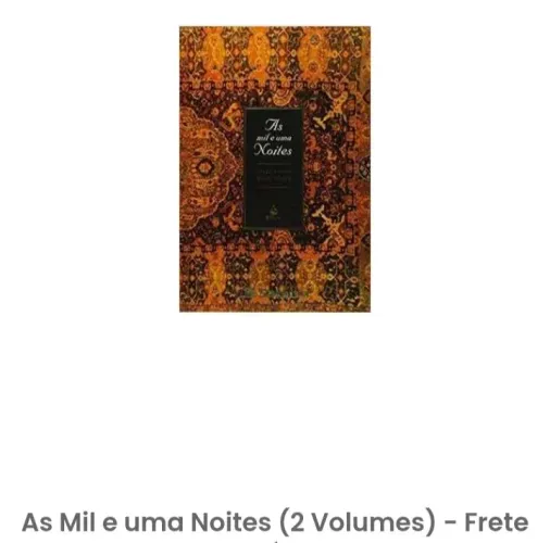 As Mil e uma Noites - 2 Volumes