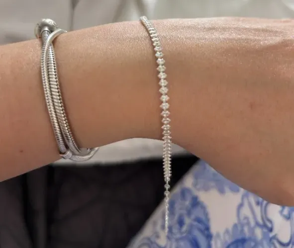 pulseira riviera strass zircônia noiva formatura madrinha