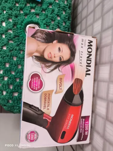 Secador de cabelo portátil 