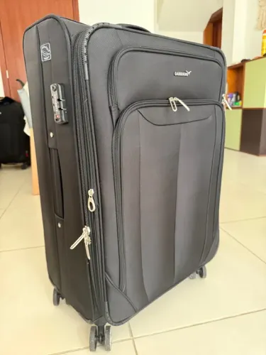 Mala de viagem Grande Gabbagio Preta 23kg a 32kg