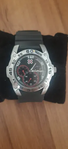 Relógio X Games esportivo modelo Xmspm 001, prata 10atm. (Usado)