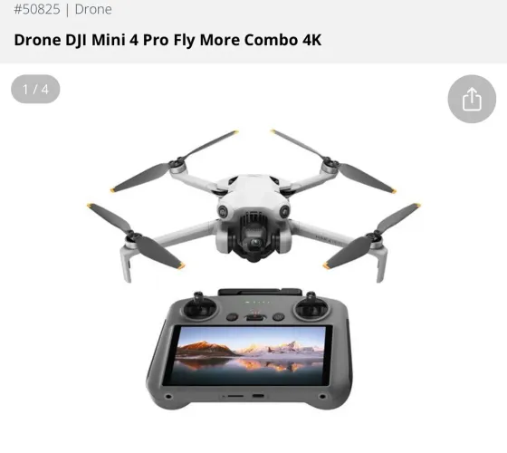 Drone DJI Mini 4 LACRADO Pro Fly More Combo 4K