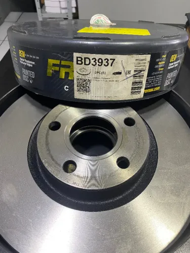 PAR DISCO FREIO VOLVO C30/C70 07/ ARO 16 *( DIANTEIRO VENTILADO)BD3937