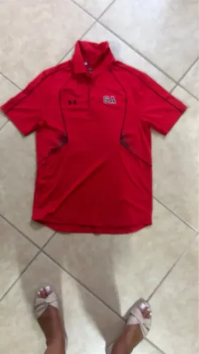 Camiseta Polo Under Armour Vermelha tam M em santa cruz do sul