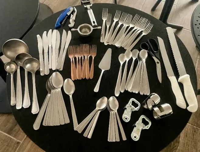 Kit Cozinha - Talheres e utensilios