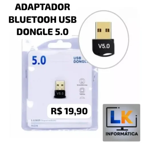 Adaptador Bluetooth USB Dongle 5.0