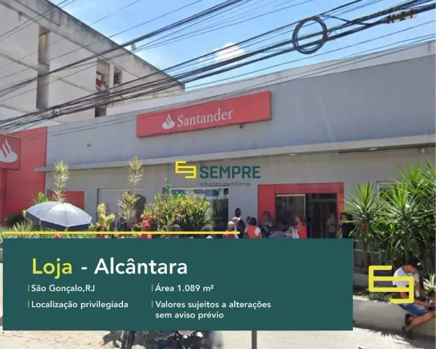 Loja comercial para vender em Alcântara São Gonçalo/RJ