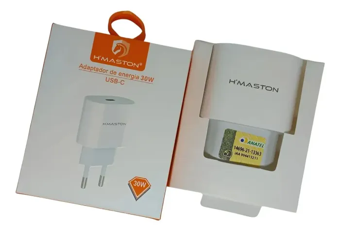 Fonte Adaptador Tipo C Usb-c Turbo 30w Tomada H-maston