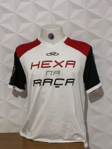 camisa flamengo 2009 - hexa na raça - original