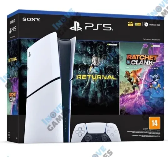 PS5 | Playstation 5 Slim Digital 1TB Nacional Lacrado | Pego seu Console de Entrada!!!