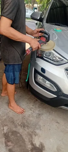  Restauração de farol amarelado manchado
