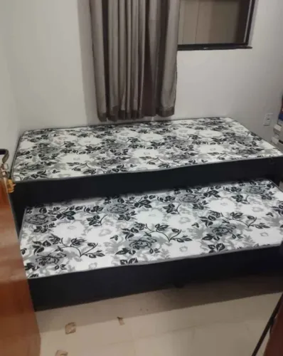 Cama box solteiro com auxiliar 2 em 1 produto novo lacrado.
