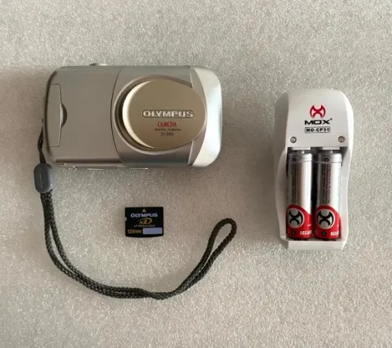 Câmera Olympus Camedia D-395 Máquina Digital Fotográfica S/ Flash