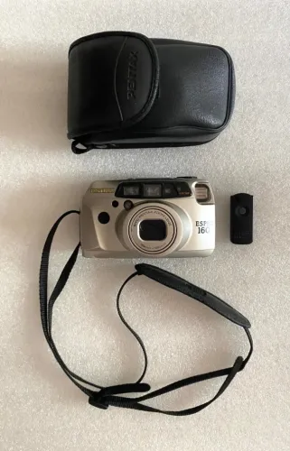 Câmera Pentax Espio 160 Maquina Rara Fotográfica Antiga