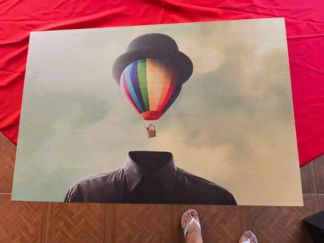 Quadro Homem Cabeça de Balão 