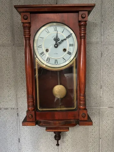 Relógio Parsons de Parede Antigo de Pendulo