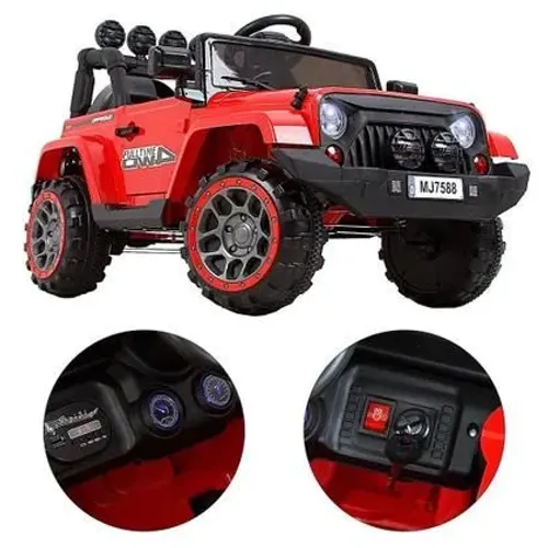 carro elétrico jipe 12v 2 motores e controle remoto 
