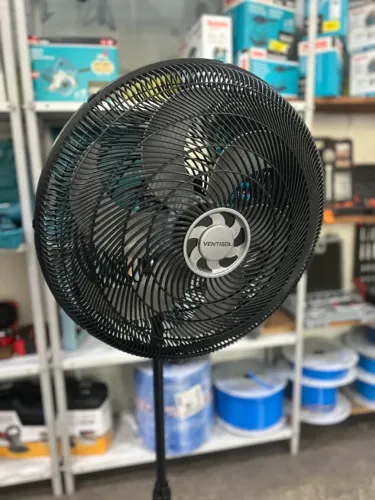 Ventilador de pé Turbo 50cm Preto