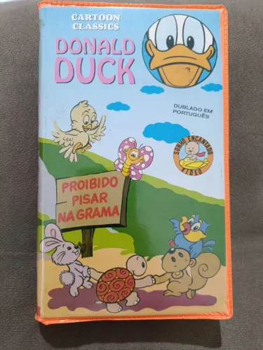 Fita VHS - Donald Duck  dublado