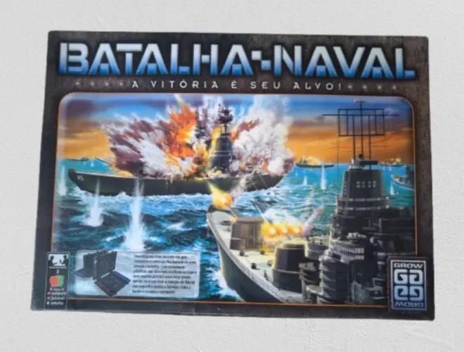 Jogo de Tabuleiro BATALHA NAVAL - Original, Completo e Conservado<br>