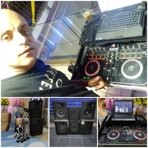 Aluguel de som DJ iluminação microfone 5 hrs ou mais de festa Ac cartão 