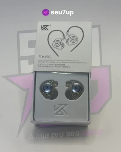 Fone intrauricular KZ EDX PRO - Branco