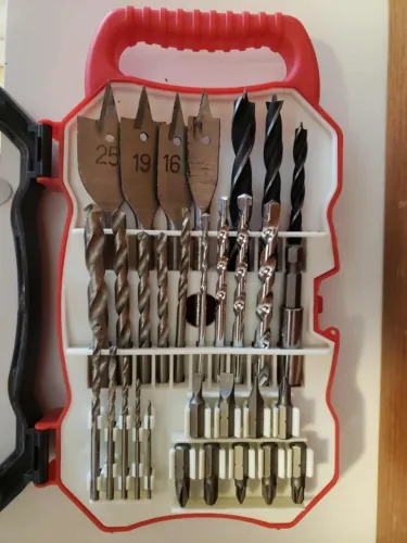 Jogo (kit) de brocas e bits (NOVO)