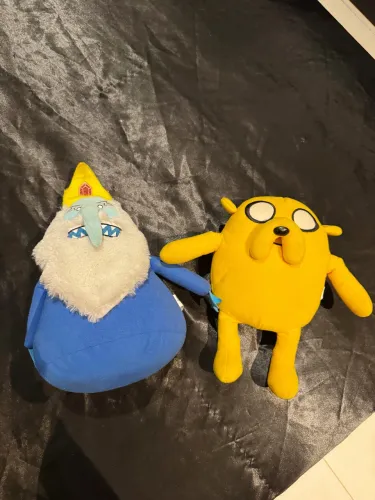 pelúcias jake e rei gelado desenho hora de aventura 