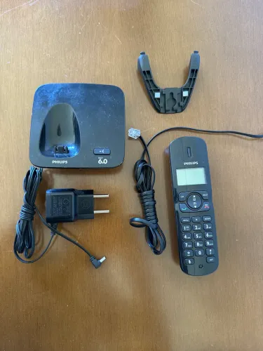 Telefone sem fio Phillips com identificador