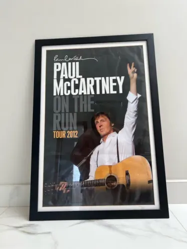 Poster original Paul McCartney On The Run Tour 2012
