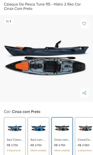 Caiaque tuna 115 Hidro 2 Eko