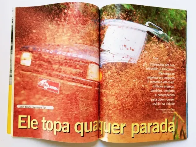 Revista Quatro Rodas - Land Rover Discovery, Pathfinder, Alfa Spider, Audi A4 Avant 1997