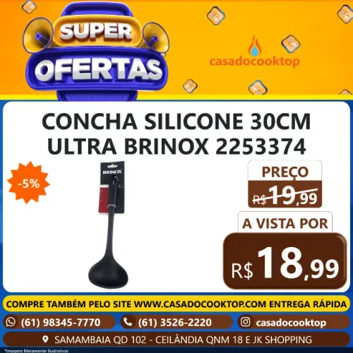 CONCHA SILICONE 30CM ULTRA BRINOX 2253374