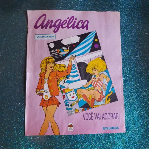 Angélica- Recorte de Revista Angélica Antigo
