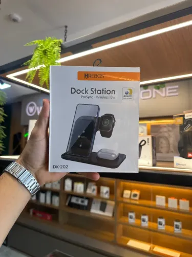 Carregador 3x1 Dock Station