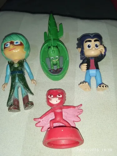 Bonecos PJ Masks -  4 peças