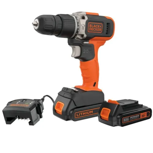 Parafusadeira Furadeira de Impacto 3/8 Pol. 20V Black Decker