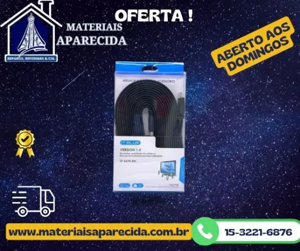 Cabo HDMI 5M IT-BLUE LE-6614