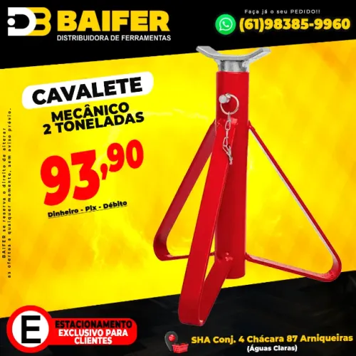 Cavalete Mecânico 2 Toneladas