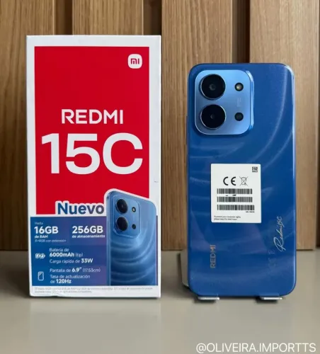 REDMI 15C 256/8GB - Promoção 