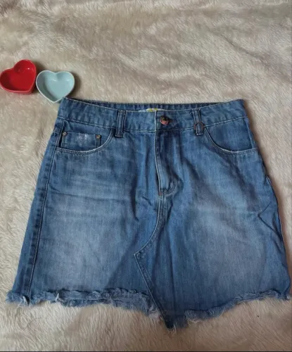 Saia jeans 