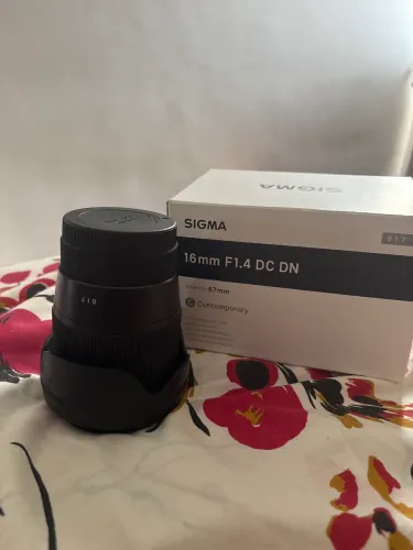 Lente Sigma 16mm 1.4 Sony
